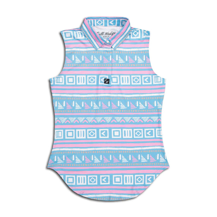 polo de golf femme sans manches full wedge pin hunter 2.0