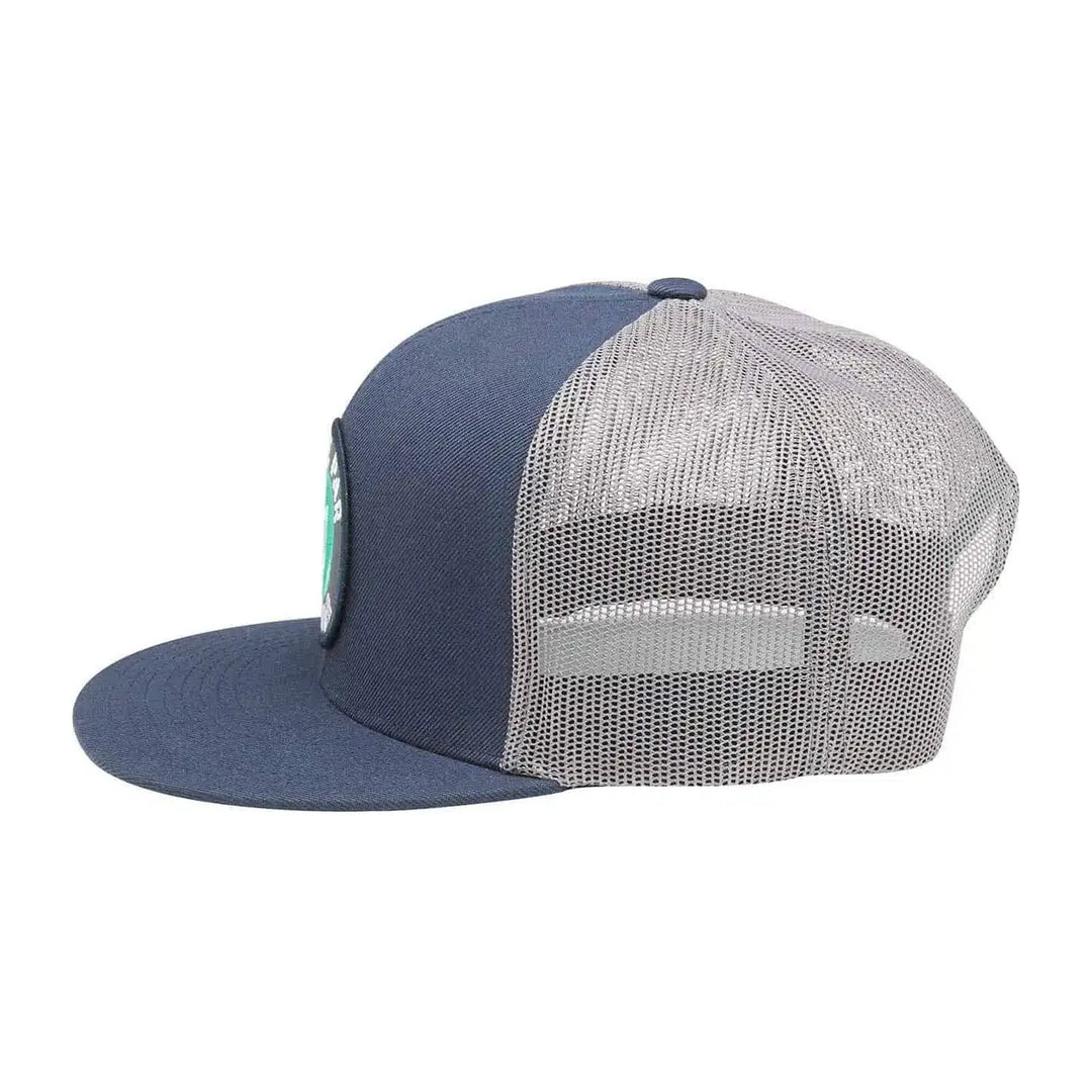casquette de golf Linksoul Make Par Not War bleu coté