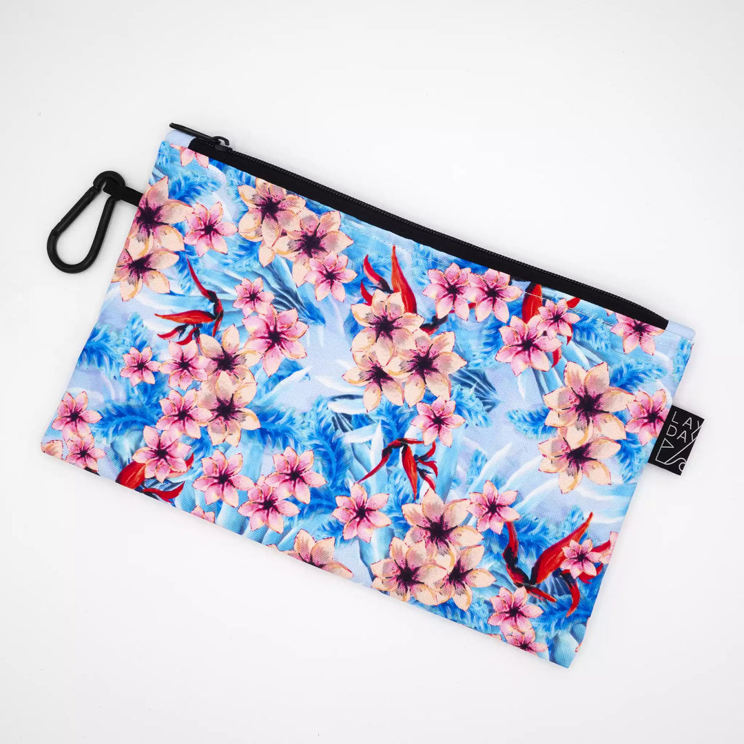 grande pochette golf Lay Day Golf Hawaiian Flowers Pink
