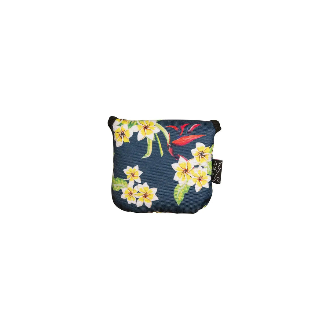 couvre putter golf lay day golf hawaiian flowers bleu