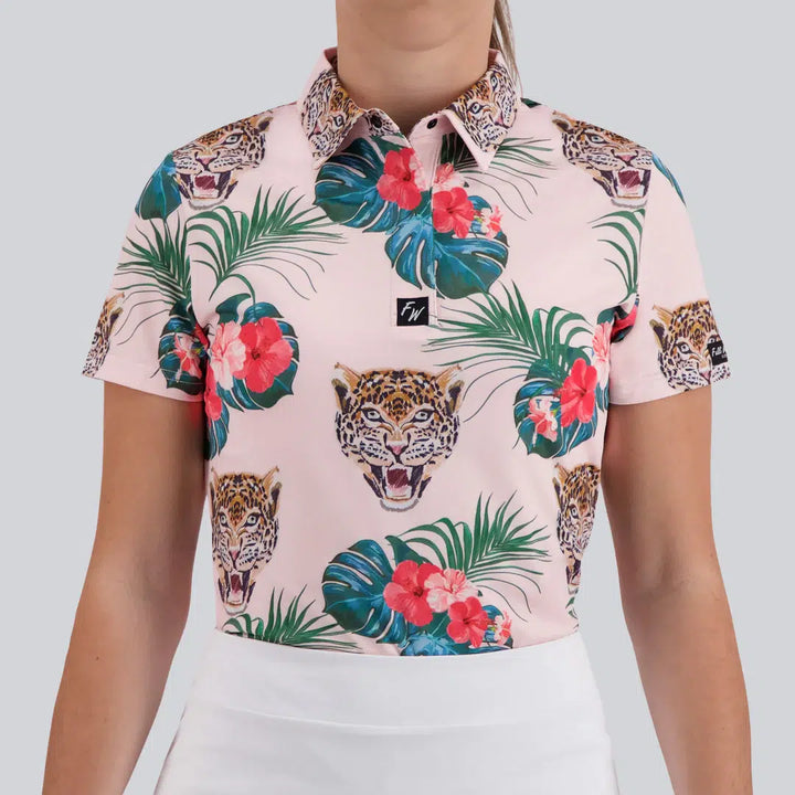 polo de golf femme full wedge welcome to the jungle