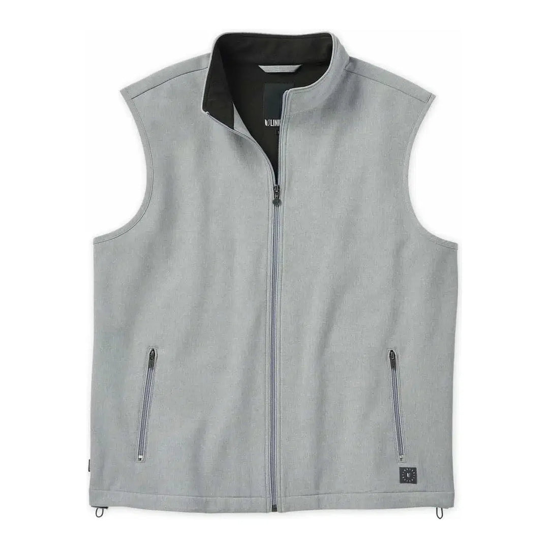 veste sans manches golf Linksoul soft shell grise