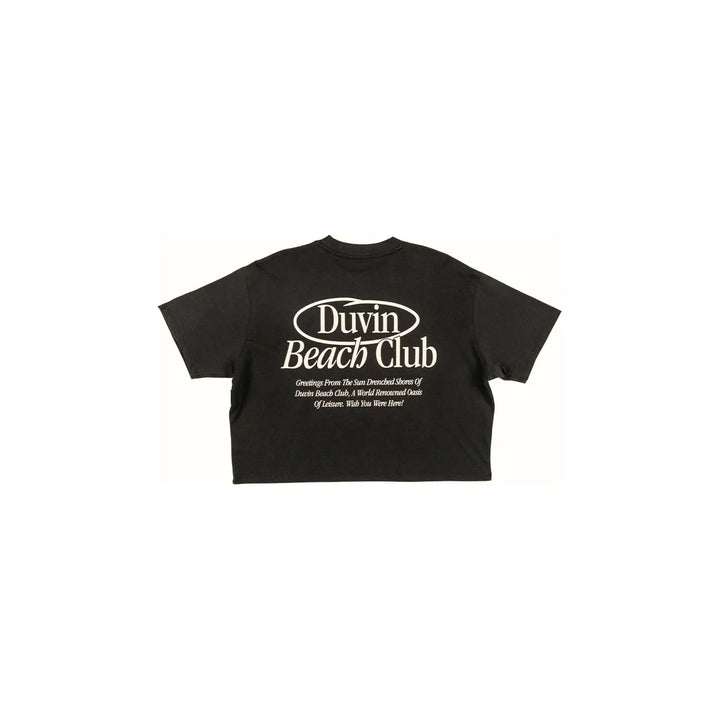 tee shirt femme surf duvin beach club duvin design Co noir