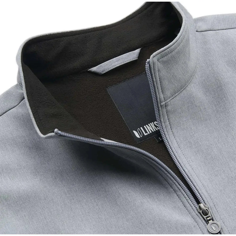 veste sans manches golf Linksoul soft shell grise polaire