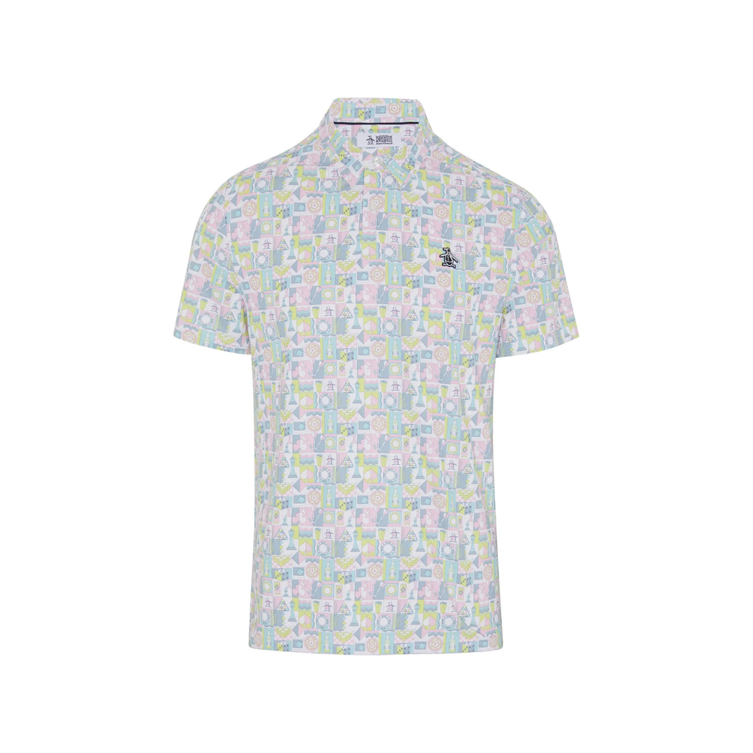 Polo Pete's Game Grid original penguin blanc