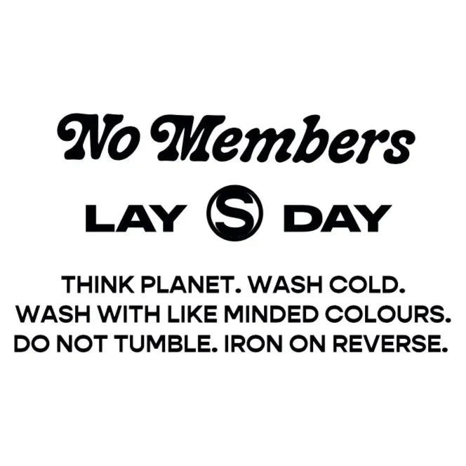 tee shirt de golf lay day golf et no members blanc rose étiquette